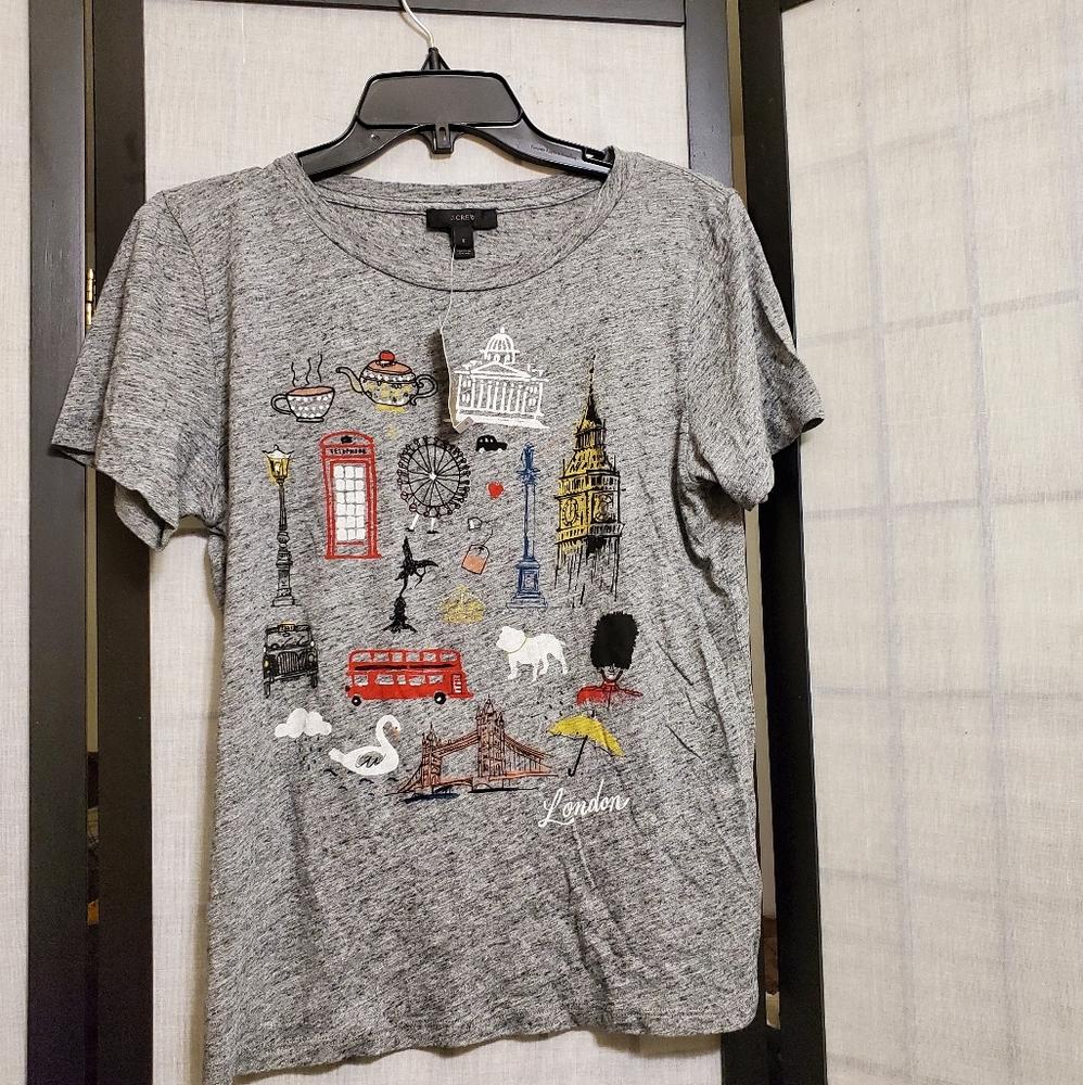 J crew grey shirt
